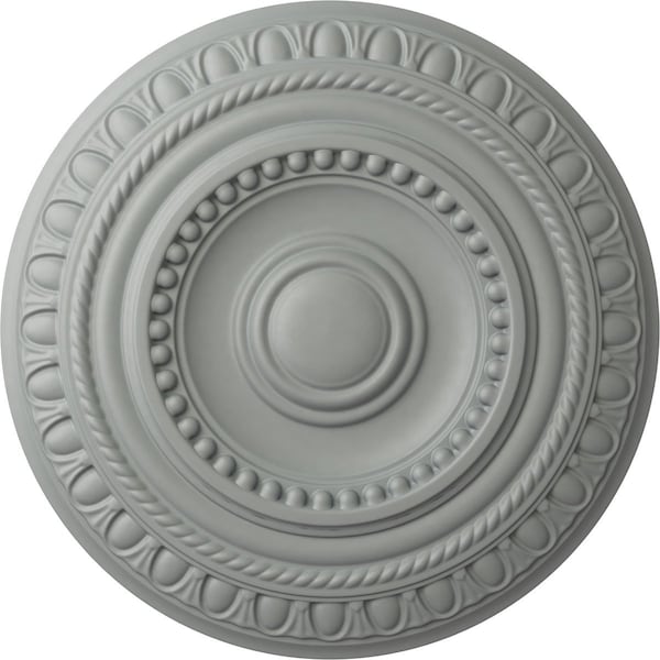 Ekena Millwork Artis Ceiling Medallion (Fits Canopies up to 6 7/8"), 15 3/4"OD x 1 3/8"P, Primed White CM15AR - main